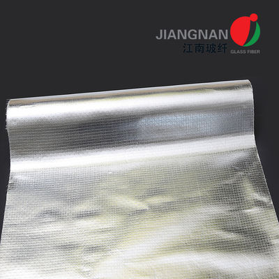 El papel de aluminio compuesto laminó la tela de la fibra de vidrio para la reflectividad ligera